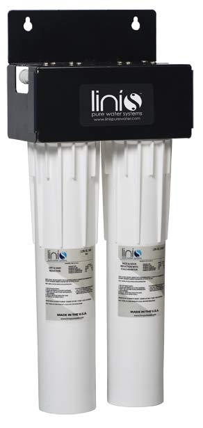 Linis two stage food service beverage water filtration system